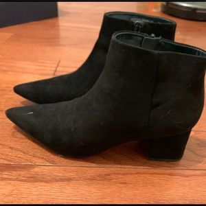 Charles & Keith Suede Ankle Bootie
